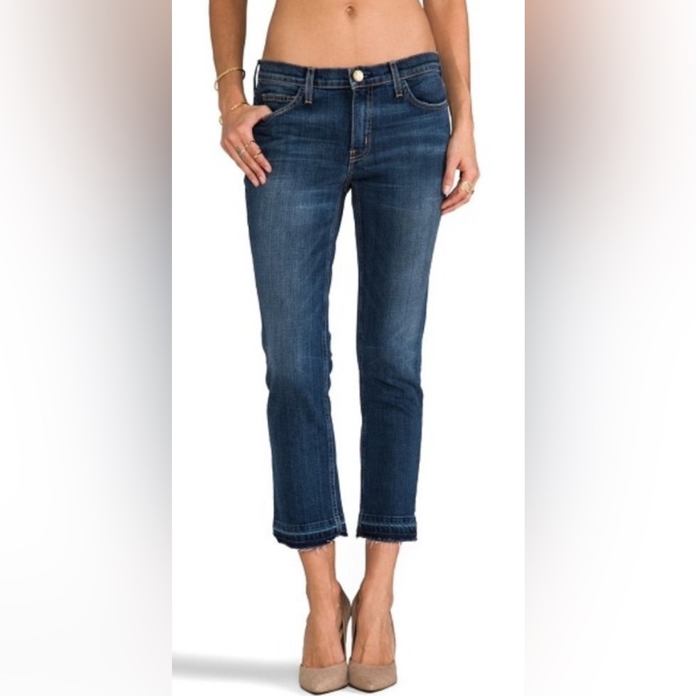 Current Elliott The Cropped Straight Jean, Size 25, Great Condition!